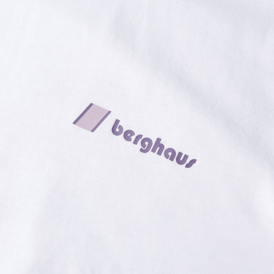 Unisex Sunned Peak Kurzarm Shirt - Weiß