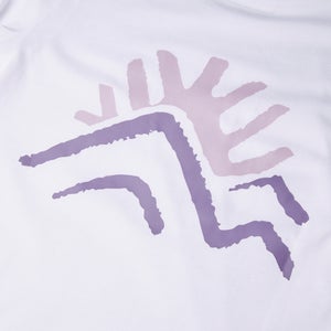 Unisex Sunned Peak Kurzarm Shirt - Weiß