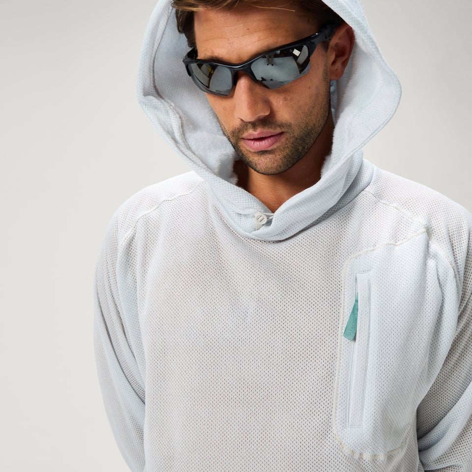 Men's SulTrac Breathable Hoodie - Cloud Blue