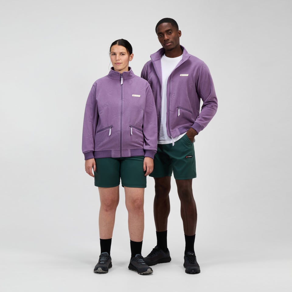 Unisex Daily Nature Interactive Fleece - Purple