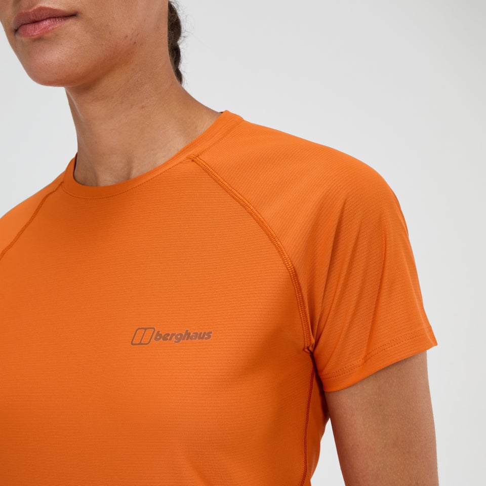 Women's 24/7 Crew Short Sleeve Tech Tee - Orange