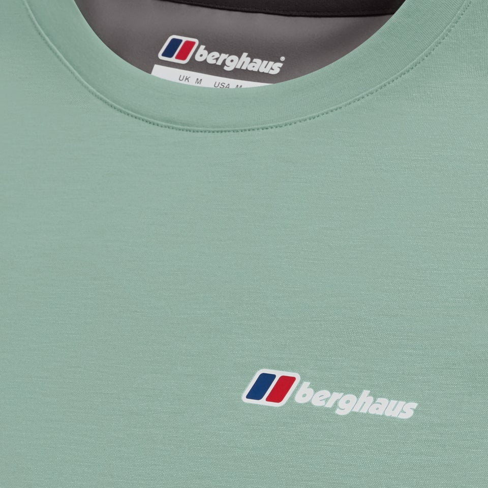 Men's Terrain Trek Tech Tee - Green/Grey