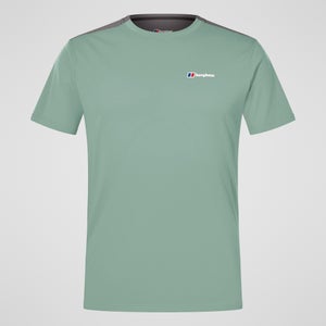 Men's Terrain Trek Tech Tee - Green/Grey