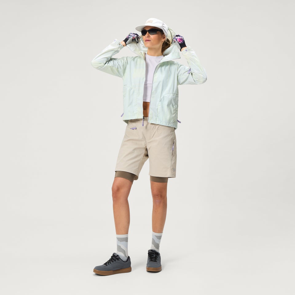 SULTRAC Adv 8" Shorts mit Innenhose für Damen - Grau