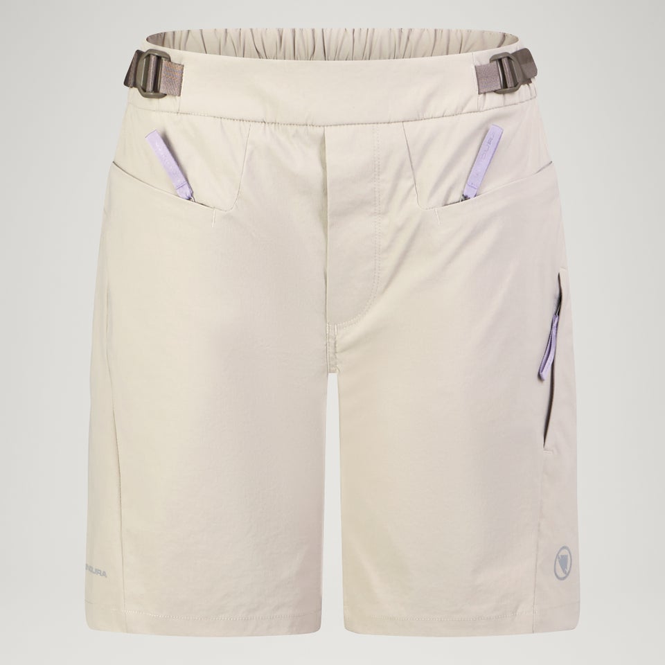 SULTRAC Adv 8" Shorts mit Innenhose für Damen - Grau