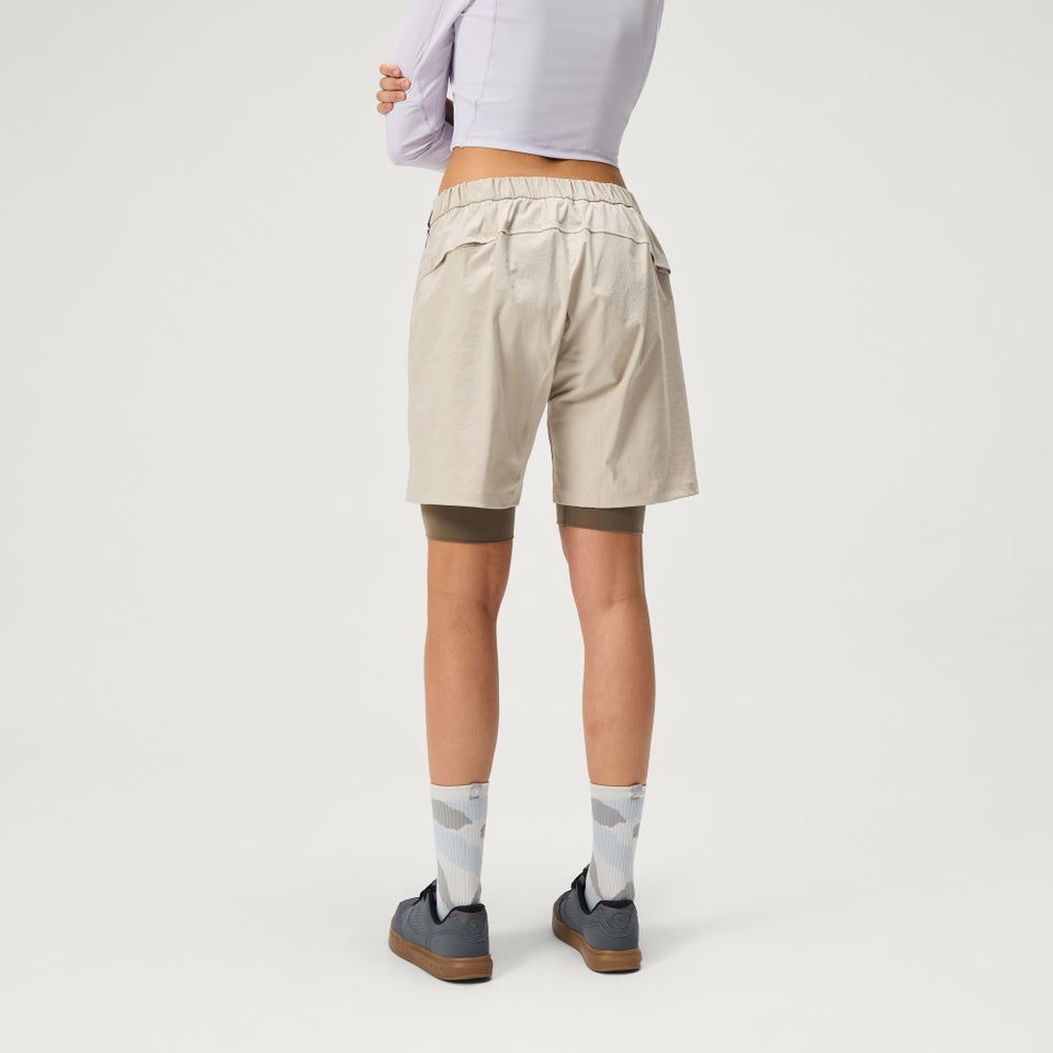 Women's SulTrac Adv 8" Shorts (With Liner) - Dove