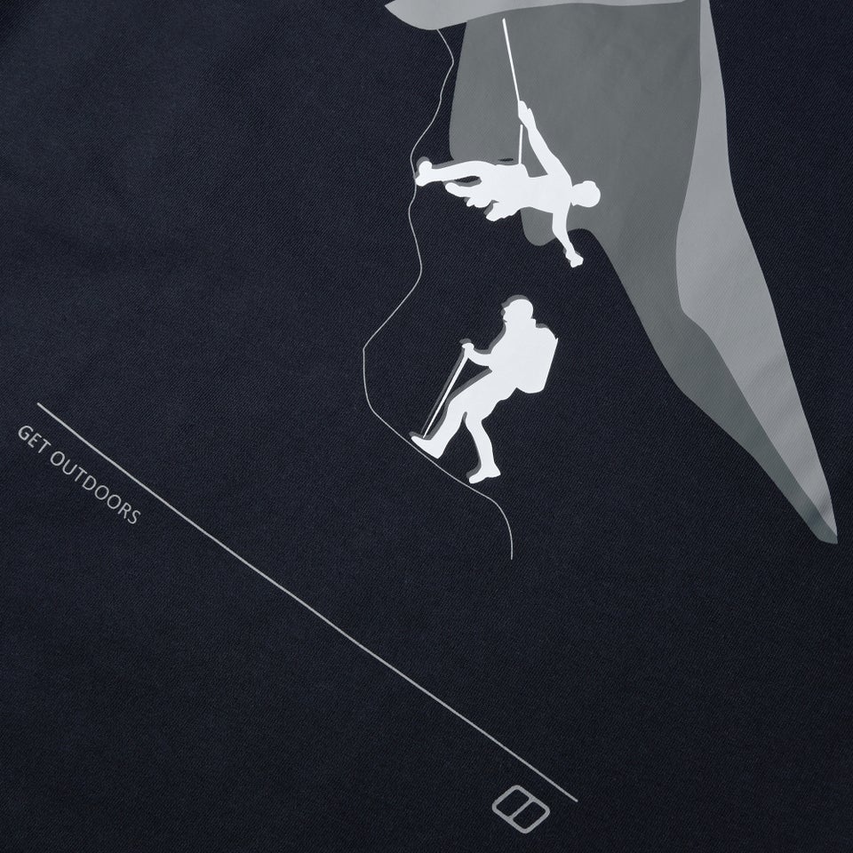 Grappled Kurzarm Shirt für Herren - Schwarz