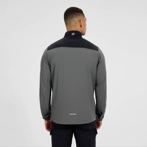 Men's Terrain Trek Half Zip Jacket - Grey/Black