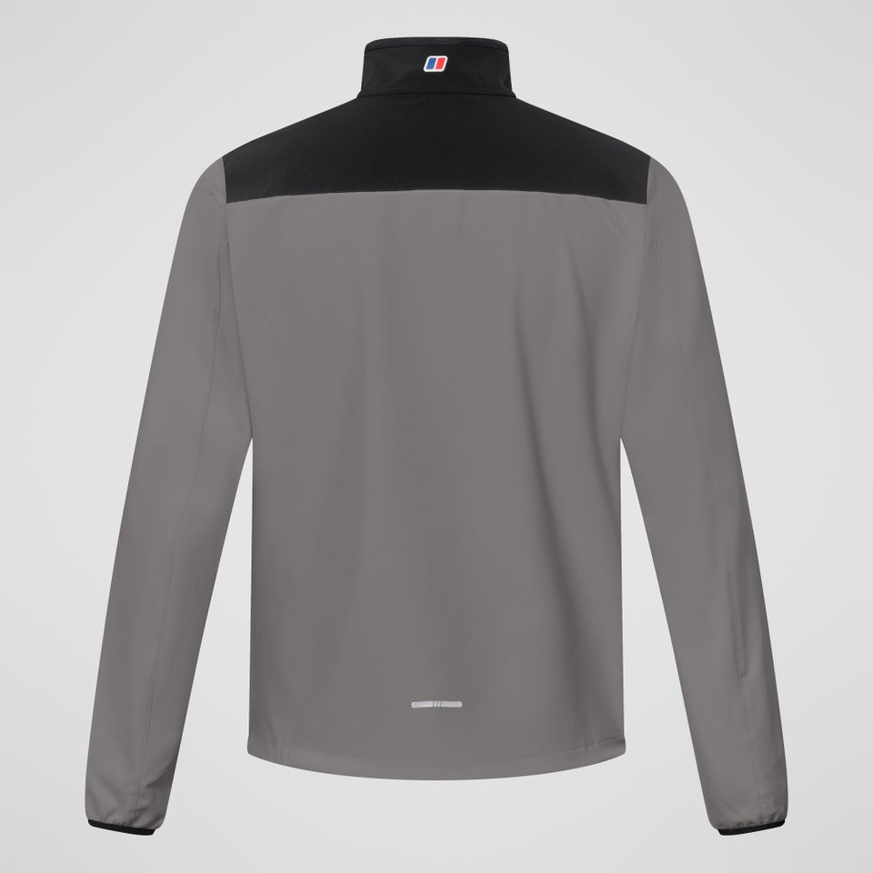 Men's Terrain Trek Half Zip Jacket - Grey/Black
