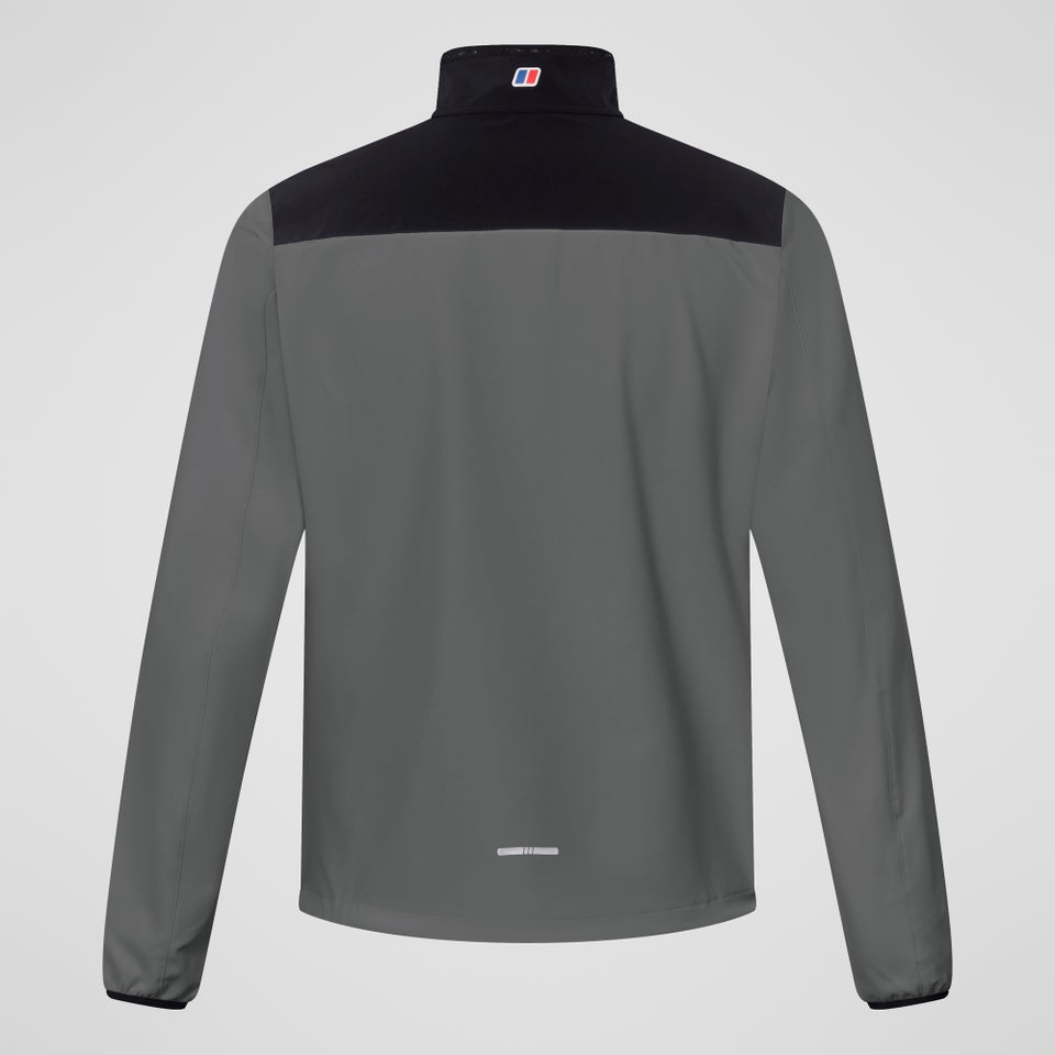 Men's Terrain Trek Half Zip Jacket - Grey/Black