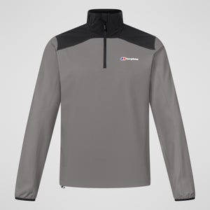 Men's Terrain Trek Half Zip Jacket - Grey/Black