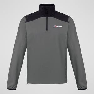 Men's Terrain Trek Half Zip Jacket - Grey/Black