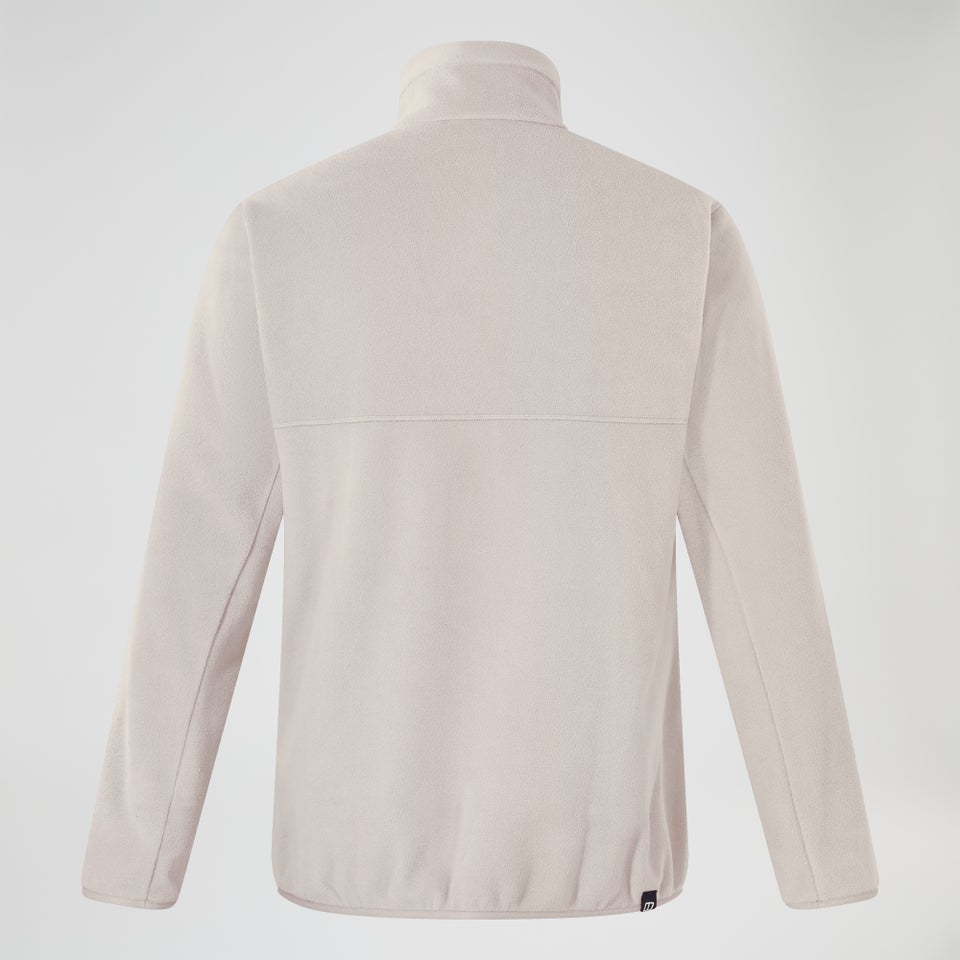 Snap-Fleece Felltop Herren-Pullover - Grau