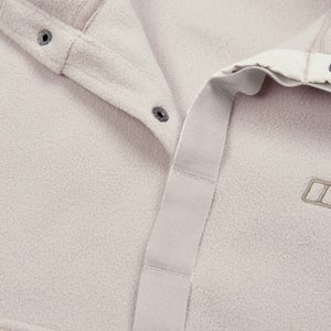 Snap-Fleece Felltop Herren-Pullover - Grau