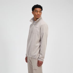 Snap-Fleece Felltop Herren-Pullover - Grau