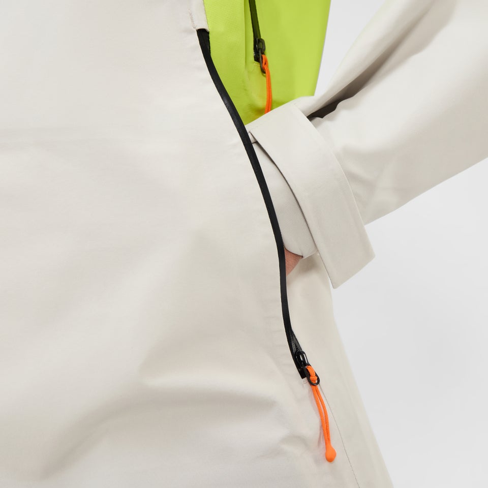 Women's Ridge-Seeker Gore-Tex Waterproof Jacket - Grey/Yellow