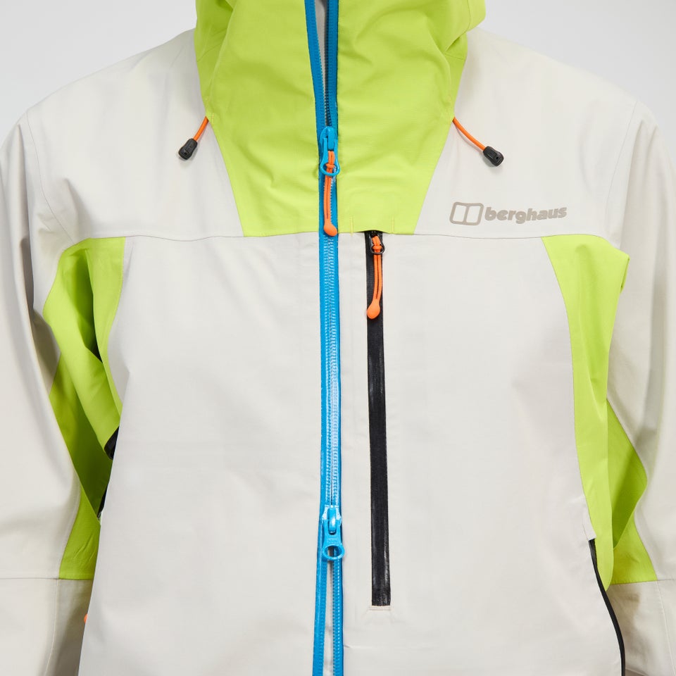 Women's Ridge-Seeker Gore-Tex Waterproof Jacket - Grey/Yellow