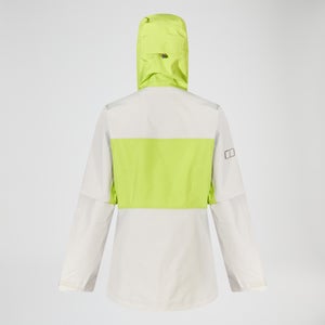 Wasserdichte Ridge-Seeker Damen-Gore-Tex Jacke - Grau/Gelb