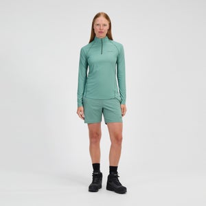 Women's 24/7 Half Zip Long Sleeve Tech Tee - Green - 8