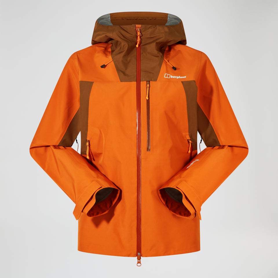 Women's Ridge-Seeker Gore-Tex Waterproof Jacket - Orange/Brown