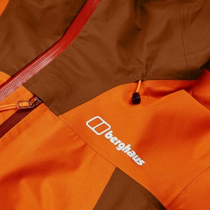 Women's Ridge-Seeker Gore-Tex Waterproof Jacket - Orange/Brown