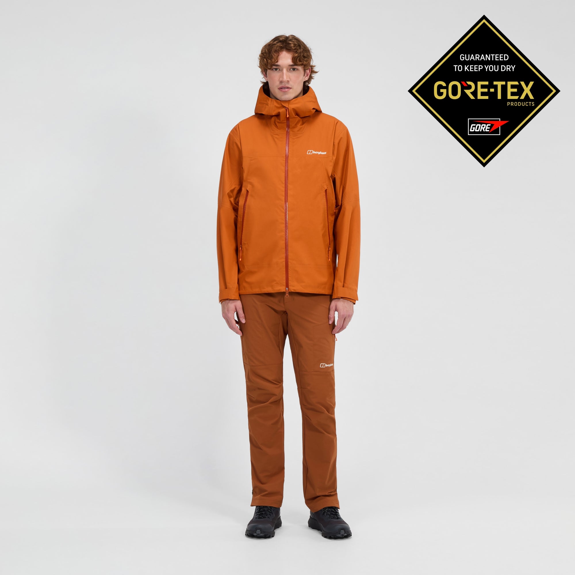 Men's Summit Seeker Gore-Tex Jacket - Orange | Berghaus