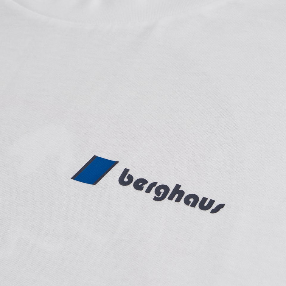 Men's Doodle Mountain Patch Tee - White