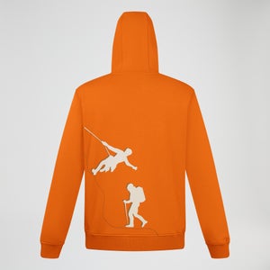 Grappled Kapuzenpullover für Herren - Orange