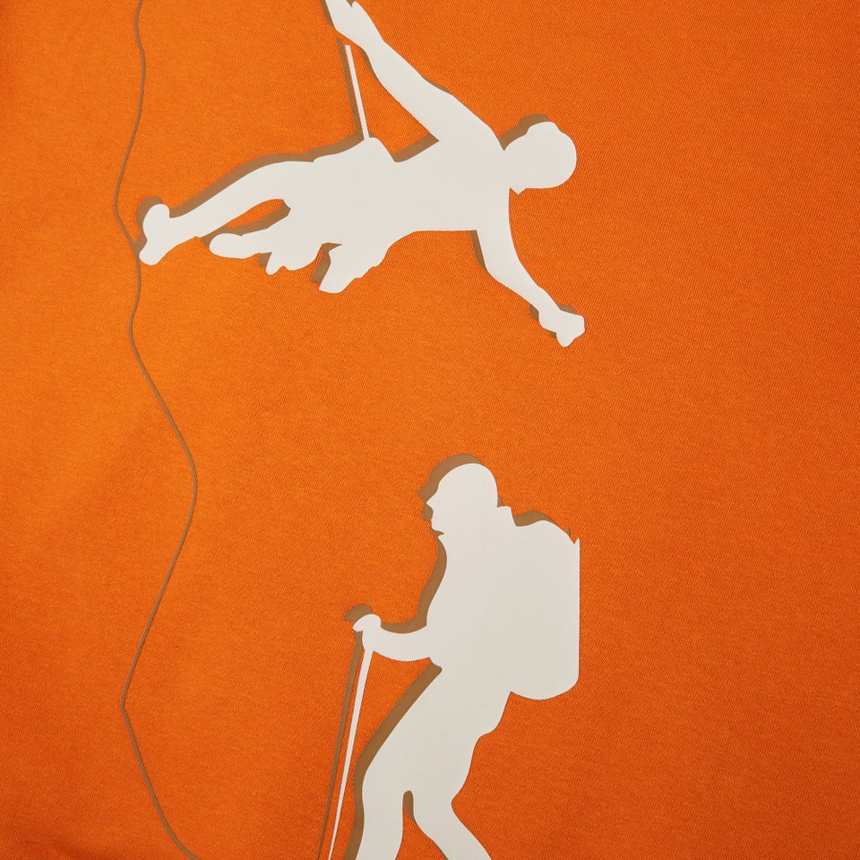 Grappled Kapuzenpullover für Herren - Orange