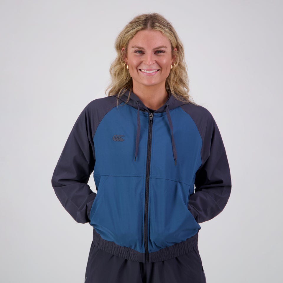 Womens Tempo+ Full Zip Hooded Jacket Navy