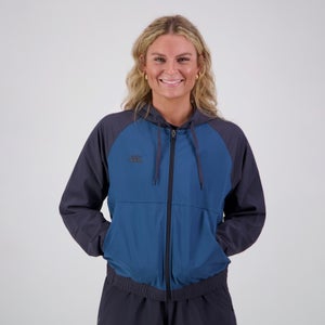 Womens Tempo+ Full Zip Hooded Jacket Navy