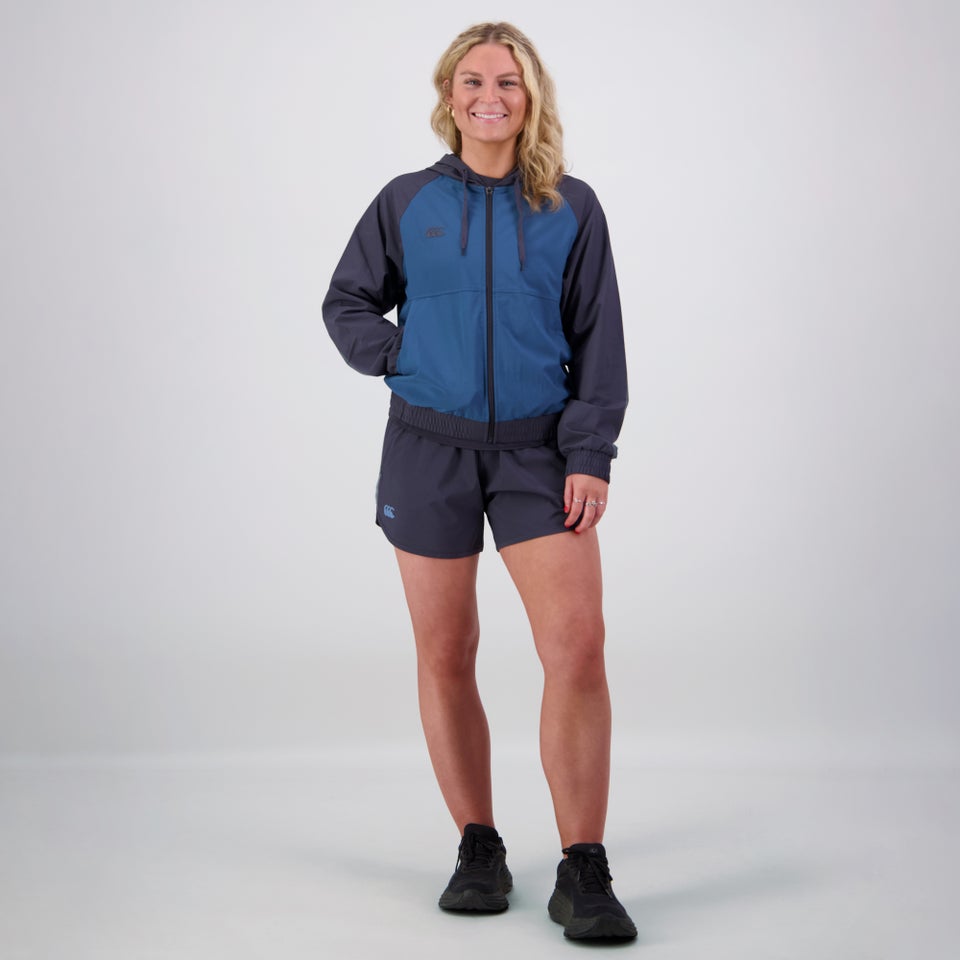 Womens Tempo+ Full Zip Hooded Jacket Navy