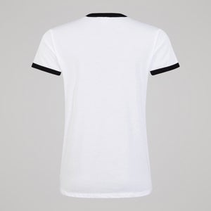 Womens Legends Ringer Tee White