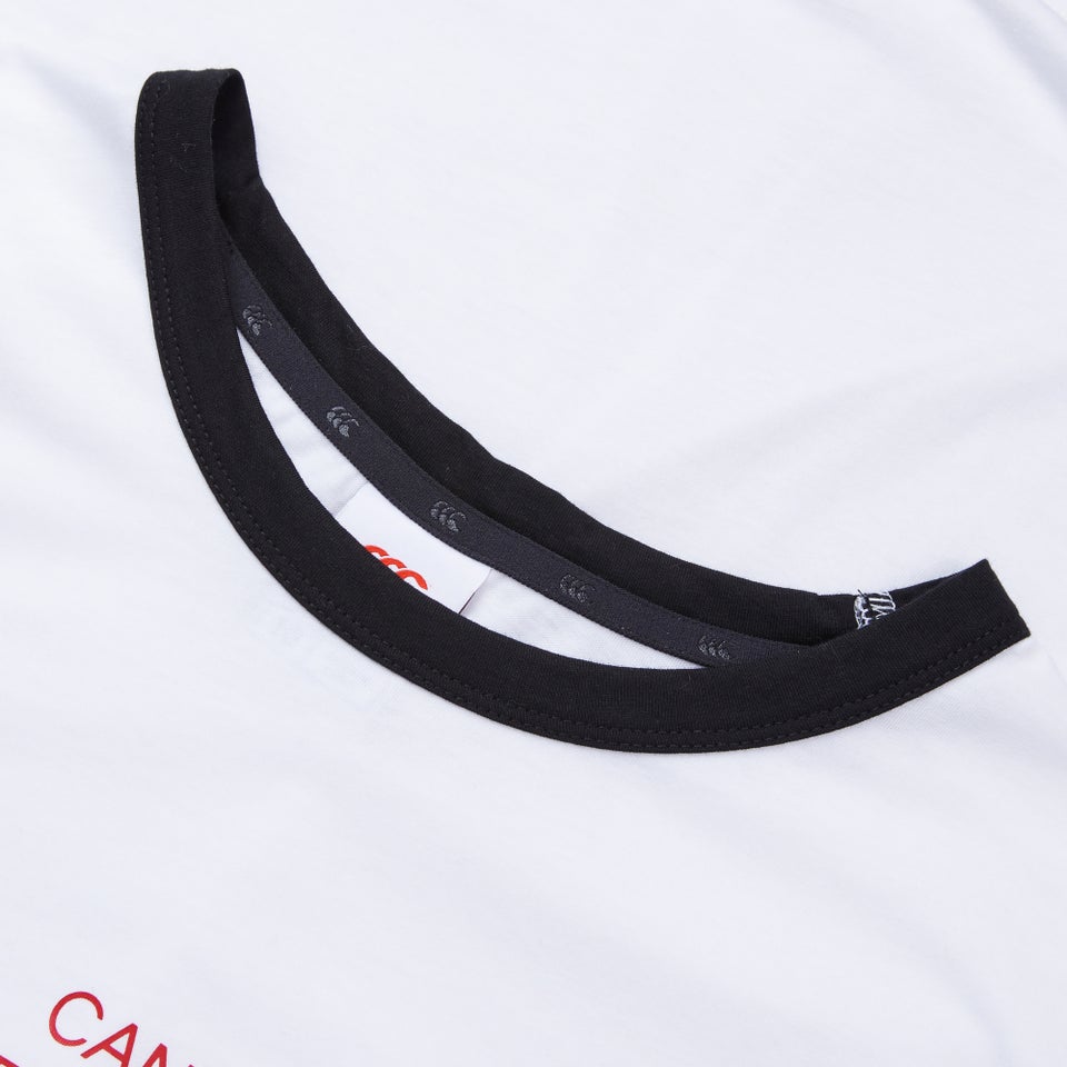 Womens Legends Ringer Tee White