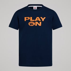 KIDS NO DROP KICKS T-SHIRT NAVY