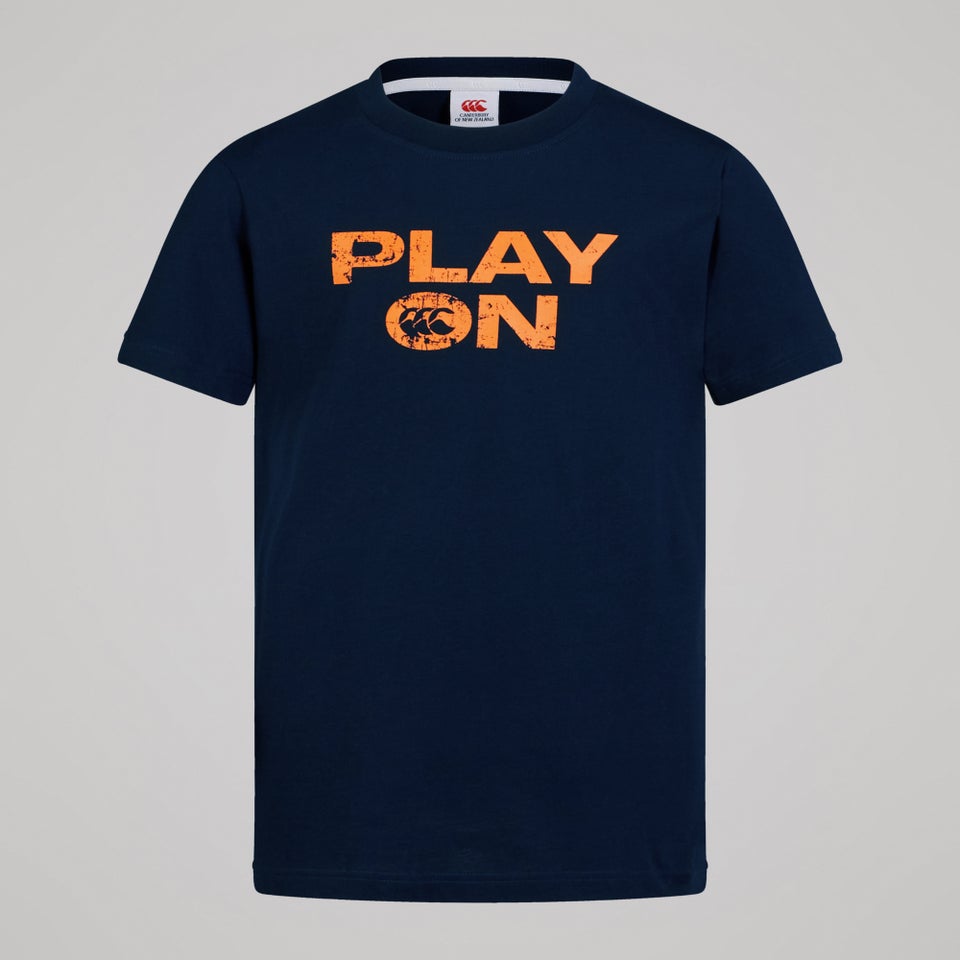 KIDS NO DROP KICKS T-SHIRT NAVY