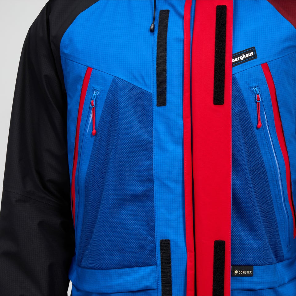 Unisex Storm 25 Gore-Tex Jacke - Blau/Rot