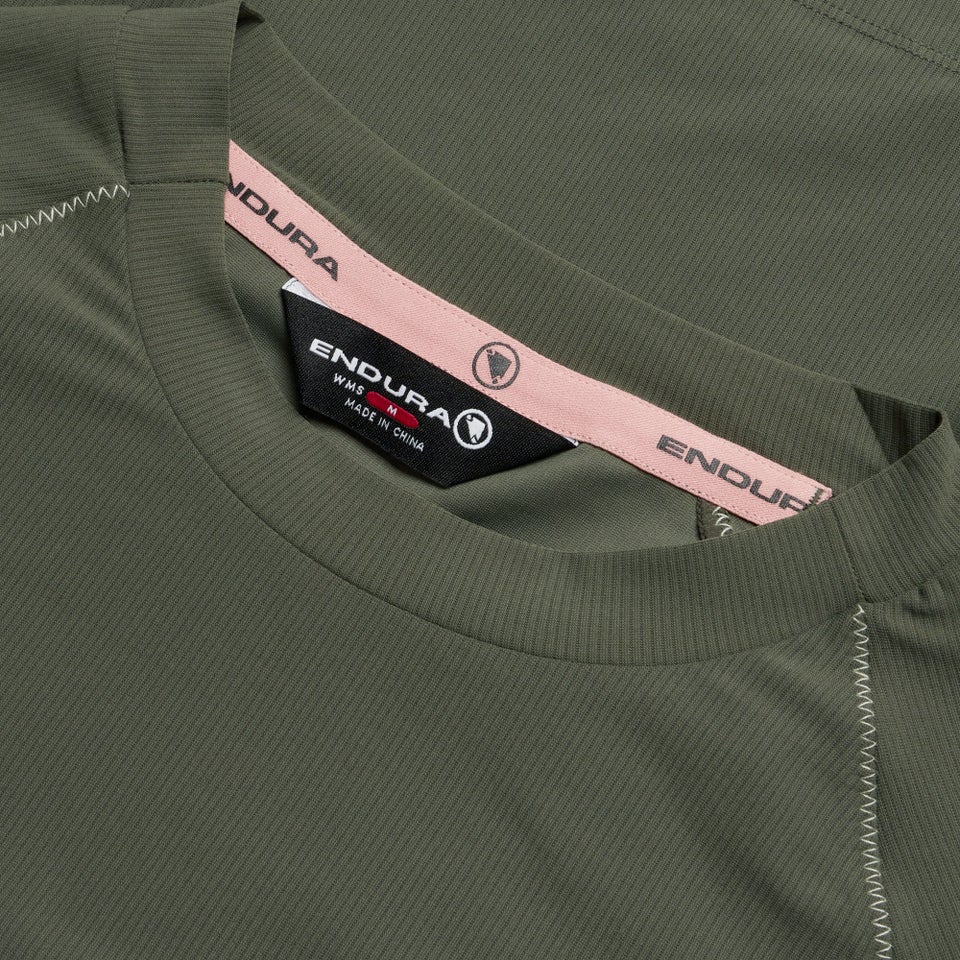 Women's SulTrac L/S Crop Tee - Thyme