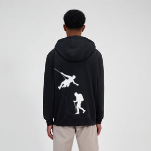 Grappled Kapuzenpullover für Herren - Schwarz