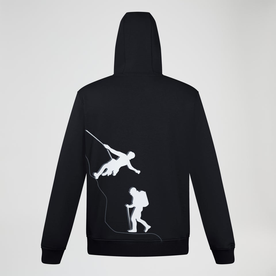 Grappled Kapuzenpullover für Herren - Schwarz