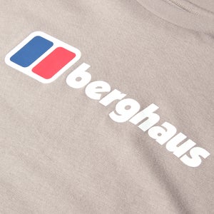 Berghaus Big Logo Langarm Shirt für Herren - Grau