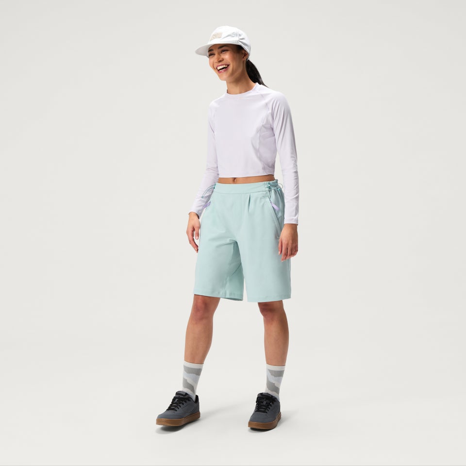 Women's SulTrac Pull On 10" Shorts - Cloud Blue