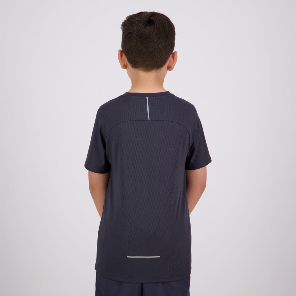 Junior Unisex Tempo+ Printed Training Tee Navy