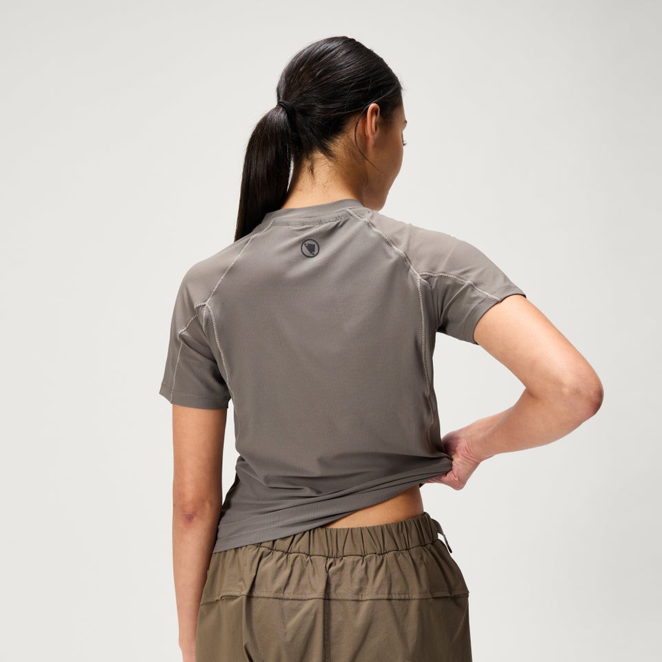 SULTRAC kurzärmeliges T-Shirt für Damen - Grau