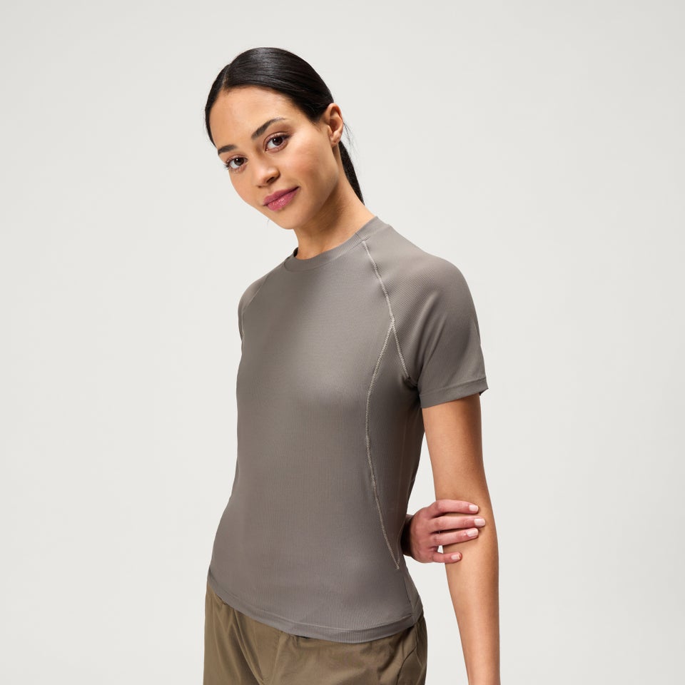 SULTRAC kurzärmeliges T-Shirt für Damen - Grau