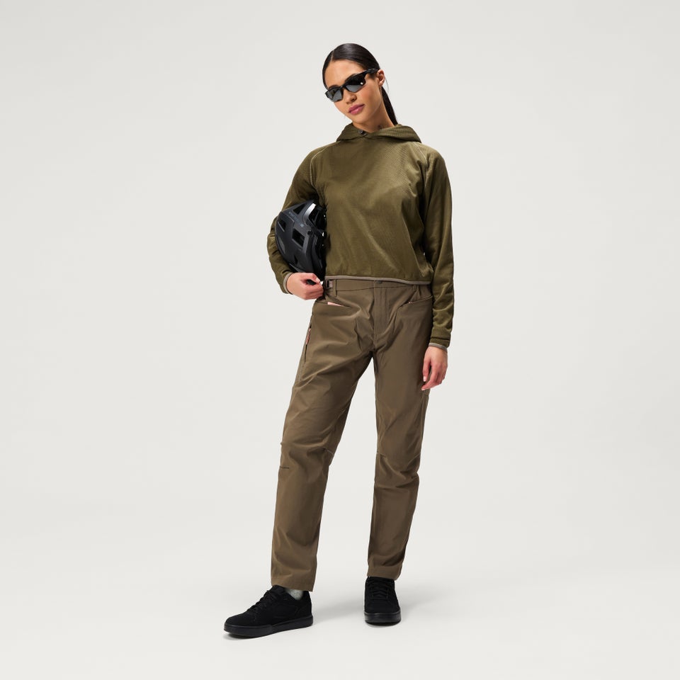 SULTRAC atmungsaktiver Hoodie für Damen - Grau