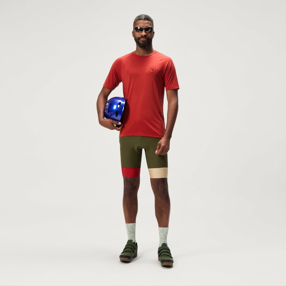 Loop S/S Tech Tee - Brick