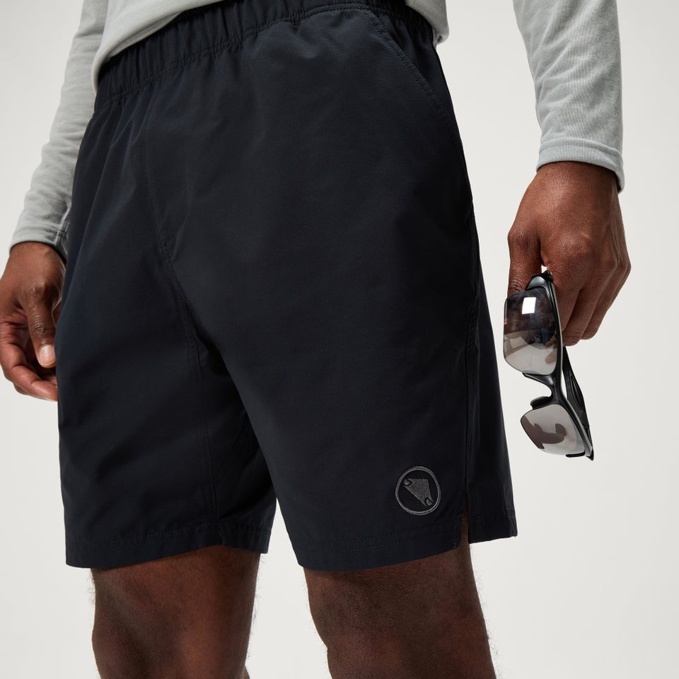 Men's Loop Baggy Shorts (With Liner) - Black