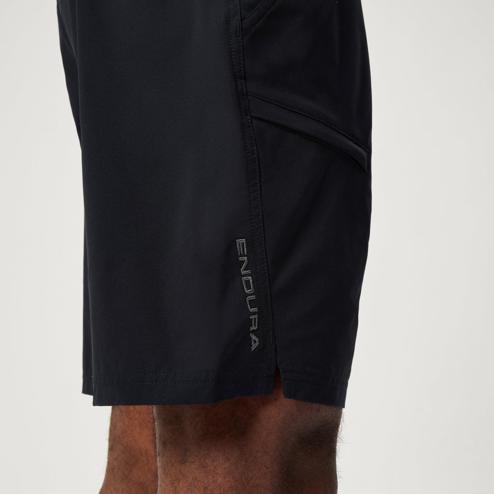 Men's Loop Baggy Shorts (With Liner) - Black