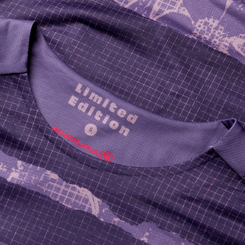 Women's Ltd Patchwork S/S Tee - Bramble